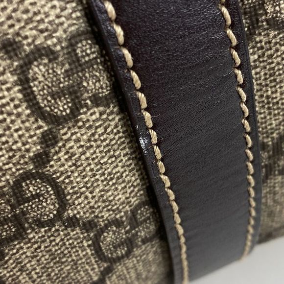 Gucci GG Pattern Tote Shoulder Bag Tote Bag Coated Canvas Brown 223668 Women - Picture 4 of 8